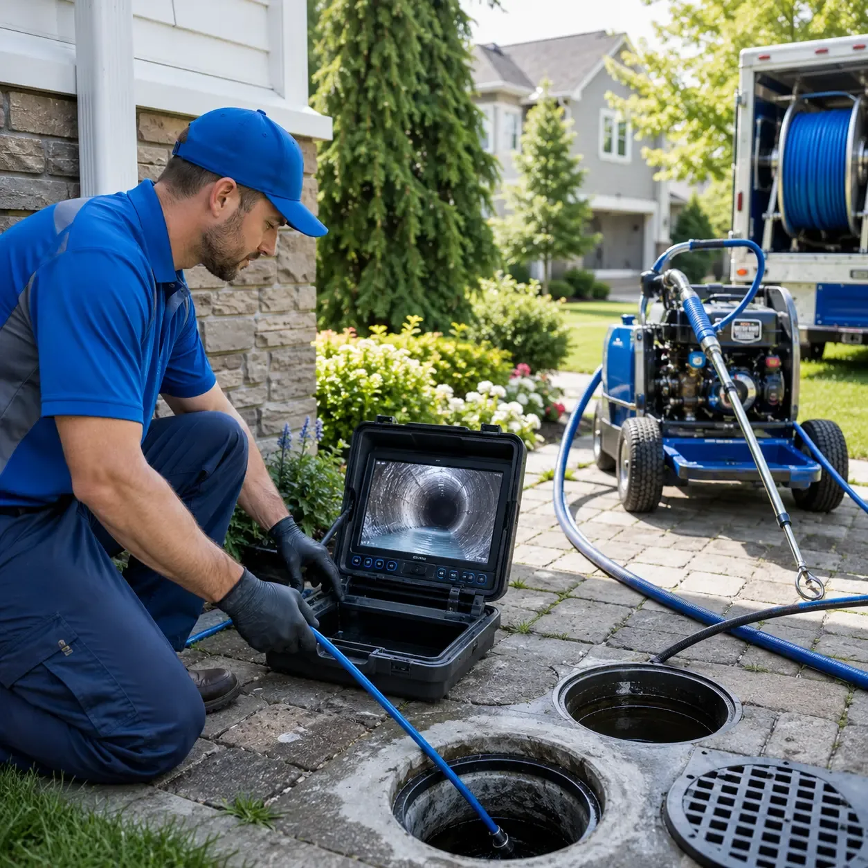 Outdoor drain cleaning professionals serving Denham Springs, LA