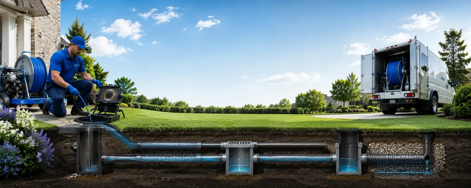 Outdoor drain cleaning information for Denham Springs, LA